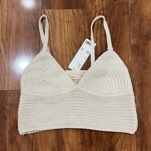 NWT Urban Outfitters Crochet Bralette / Crop Top